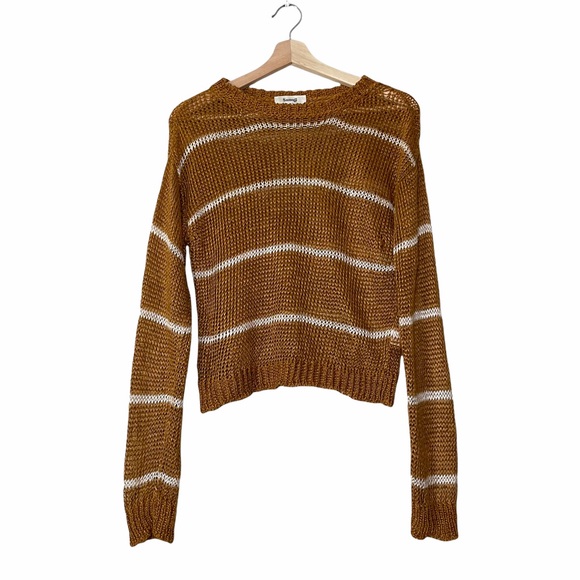 Samuji Sheena Linen Sweater in Copper - Picture 5 of 13